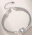 Chuangli Lodge Sterling Silver Little Prince and Fox Couple Bracelets Bracelet Student Minimalist Design Gift Pair