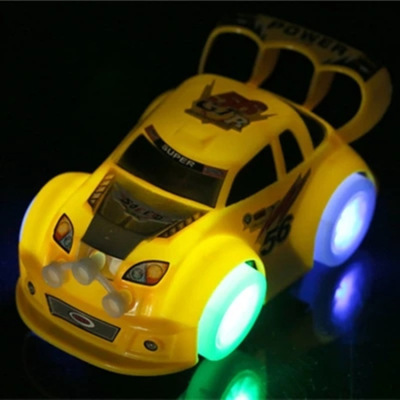 Music Luminous Electric Toy Universal Car Racing Children's Toy Car Wholesale Automatic Turning Toy Car