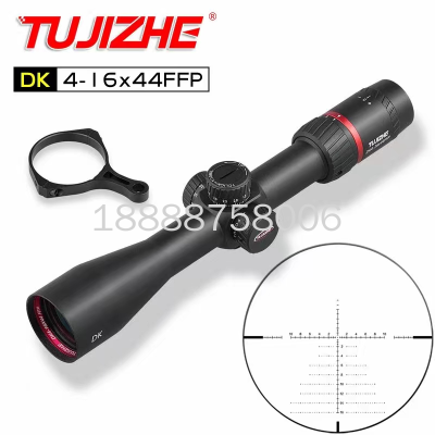 Tujizhe DK4-16X44FFP Front Telescopic Sight Ignore the Difference and High Earthquake Resistance Laser Aiming Instrument