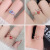 Korean Style New Style Micro-Inlaid Crystal Zircon Ring Sweet French Elegant Flowers Ring Ornament