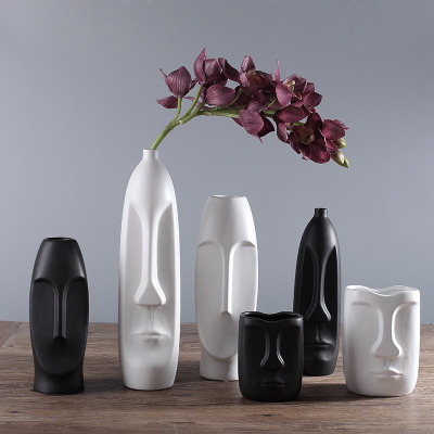 Nordic vase decorative creative ornaments living room entrance home decoration ceramic crafts wholesale