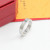 New Titanium Steel Card Home Signature Ring Female Net Stylish Red Stainless Ornament Personalized Ornament Manufacturer