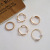 Accessories Source Factory Korean Temperament Female Multilayer Ring Beautiful Repair Finger Ring Pearl Ring Sets