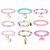 Amazon 9 PCs Colorful Unicorn Bracelet Rainbow Unicorn Girl Beaded Jewelry Birthday Party Decorations