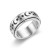 CrossBorder Hot Titanium Steel Rotatable Ring Star Moon Decompression AntiAnxiety Ring Jewelry