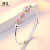 Plated S925 Sterling Silver Sayonara Bracelet Female Net Red Same Style Swan Lucky Changeable Beads Silver Bracelet