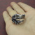 Dragon Ring Titanium Steel Dragon Claw Ring Sharp Paw Hand Jewelry Animal Open Ring Punk Accessories
