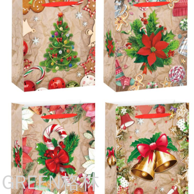 Christmas Gift Bag Christmas Paper Bag, Christmas Gift Bag