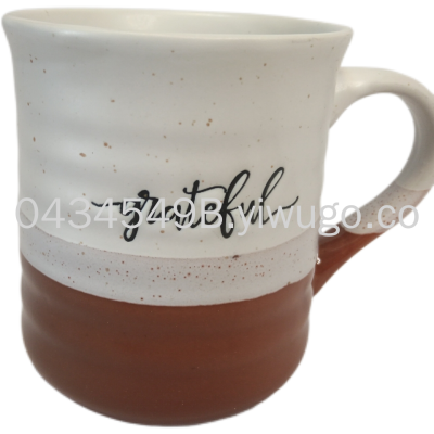 Ceramic Cup Large Stock Ceramic Milk Cup Coffee Cup Spot Low Price Processing