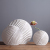 Nordic Leaf Decoration Soft Home Decoration Simple White Ceramic Vase Modern Handicraft Equipment Ornaments Wholesale