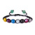 Korean Fashion Creative Colorful Rainbow Men's and Women's Woven Bracelet Adjustable Bracelet in Stock Whole