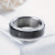Fashion Stainless Steel Cross Shelf Ring Trendy Men Retro Easy Matching Can Rotatable Ring Ring