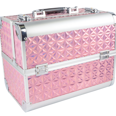 Guanyu New Aluminum Double-Door Makeup Case Make up Specialist Portable Suitcase