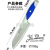 Factory Direct Sales Santoku Knife Rubber Handle round Head Knife Chef Cooking Knife Hotel Supermarket Card Packaging Kitchen Knife