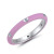 Women's Ring Silver Color Rainbow Zircon Eternal Stackable Ring Fashion Jewelry Handmade Enamel