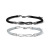 Mobius Strip Couple Bracelet Sterling Silver Couple's Cold Style Simple Woven Hand Strap Valentine's Day Gift