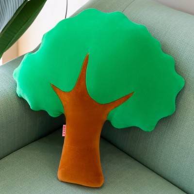 Simulation Plant Flower Pillow Office Waist Cushion Back Seat Cushion Apple Tree Maple Leaf Pillow Sample Custom Logo