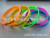 Silicone Sports Bracelet Silicone Bracelet Silk Screen Printing Logo Concave Convex Couple Energy Luminous Bracelet