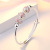 Plated S925 Sterling Silver Sayonara Bracelet Female Net Red Same Style Swan Lucky Changeable Beads Silver Bracelet