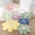 INS Style Little Daisy Petal Cushion Office Waist  Sit Artifact Rabbit Fur Eight Petal Flower Futon Pillow Wholesale