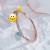 European and American New Card Home Full Diamond Nail Bracelet Female Online Influencer Fashion Plated 18K Gold Bracelet Ornament Factory Wholesale