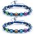 Woven Bracelet Black Magnet Haematite Moodbead Beaded Temperature Sensitive Chameleon Beads Woven Bracelet
