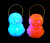 Amazon Hot Halloween Decoration Portable Small Night Lamp Halloween Storm Lantern Pendant for Spirit Festival Decoration Luminous Toys