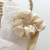 Ins Style Large Intestine Hair Band Towel Hair Rope Female Cute French Satin Chiffon Hair Rope Hair-Binding Leather