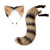 New Halloween Party Simulation Fox Tail Headband Adjustable Plush Ear Cosplay Dress up Headband