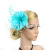 European and American Cambric Top Hat Barrettes Barrettes Party Headwear Cocktail Party Feather Flower Women's Top Hat
