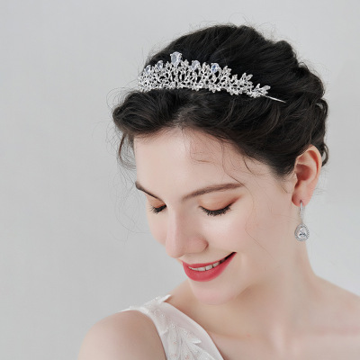 Headband High-Grade Zircon Hair Accessories Bohemian Vintage Crown Ball Formal Dress Accessories Bridal Ornament