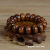 Big Leaf Huanghuali Wood Buddha Beads Bracelet Rosewood Men and Women Bracelet Popular Crafts Ornament Factory Wholesale