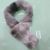 Autumn and Winter New Cute Children's Plush Colorful Small Scarf Cross Scarf Boys and Girls Warm