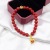 Female Ins Special-Interest Design Simple Hand Jewelry Simple Graceful Orange Porcelain Red National Style Bracelet