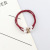 Hair Band High Elastic Bee Knot 9 Beads Hair Rope Simple Three-in-One Head Rope Rubber Band Women's Hair Accessories