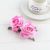 Sale Double Flannelette Rose Hair Comb Bride Hair Braiding Hair Comb Wine Red Curling Simulation Flower Headwear Female