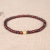 Female Original Design 4mm Single Circle High Oil Density Old Materials Wooden Cultural Artifact Prayer Beads Bracelet