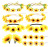 11 Flowers SUNFLOWER Hair Band SUNFLOWER Garland Set