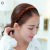 Non-Slip Toothed Headband Hair Fixer Bangs Broken Hair Headband Simple Black Brown Face Wash Hair Accessories Women