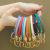 Large round Silicone Bracelet Keychain Outdoor Sports Silicone Bracelet European and American Bracelet Key Case