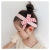 Candy Color Children's Bangs Hook and Loop Fasteners Hair Band Girls Bow Summer Cropped Hair Fastener Cute Baby Headband Headdress