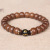 Old Materials Abelia Bracelet Buddha Beads Old Barrel Beads Single Circle Rosary Bracelet Crafts Hand Jewelry Wholesale