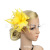 European and American Cambric Top Hat Barrettes Barrettes Party Headwear Cocktail Party Feather Flower Women's Top Hat