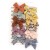 D08 European and American Infant Fabric Flower Bow Tie 10-Piece Set Baby Headband Children's Nylon Hair Band Headdress