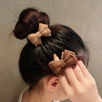 Large Intestine Hair Band Korean Head Rope Female Online Influencer Rubber Band Hair-Binding Balls Hair Rope Headdress
