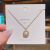 Japanese and Korean Style Niche Design Titanium Steel Necklace Women's Series Geometric Online Best-Selling Product Tide Temperament Clavicle Chain Wholesale