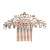 Alloy Silver-Plated Hair Comb Hair Comb Bride Wedding Bridal Gown Accessories Headdress Hair Accessories Manufacturer