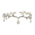 Diamond Forehead Ornament Crown Leaves Water Drill Head Ring Bride Wedding Hair Accessories Formal Dress Accessories