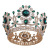 H1260 Bridal Crown Full Circle Wedding Crown round Crown European Retro Court Rhinestone Luxury Big Crown