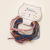 Korean Style Simple Hair Ring Two-in-One Bow Set Ins Knotted Hair Band High Elastic Basic Style 6 Pieces